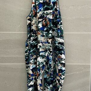 Camouflage Sleeveless Jumpsuit